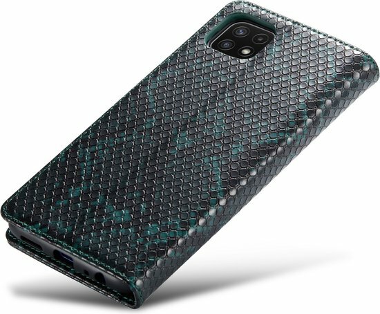 Samsung A22 5G Groen - Slangen Book Case