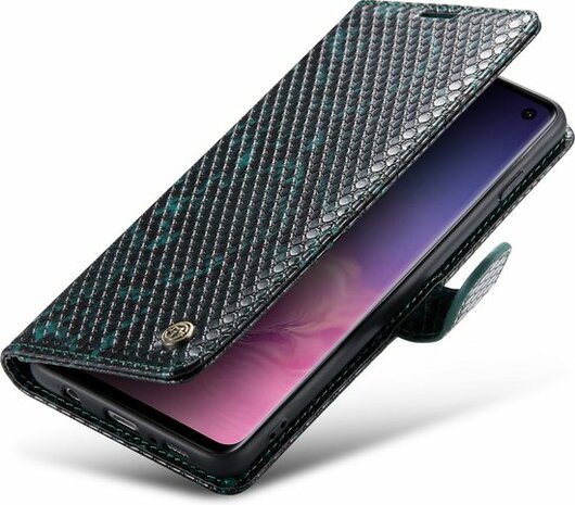 Samsung S10 Plus Groen - Slangen Book Case