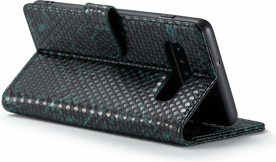 Samsung S10 Plus Groen - Slangen Book Case