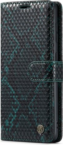 Samsung S21 Groen - Slangen Book Case