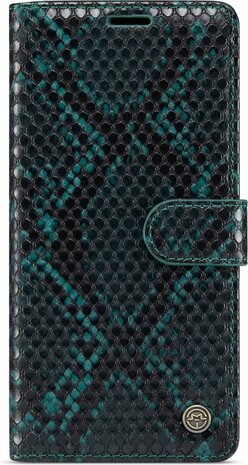 Samsung S21 Groen - Slangen Book Case