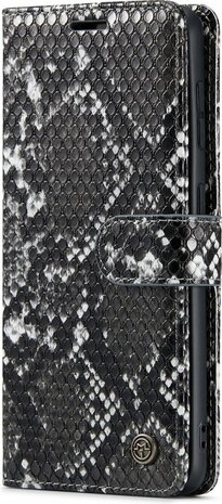 Samsung S21 FE Zwart - Slangen Book Case
