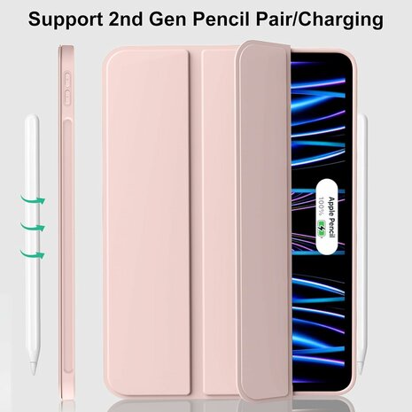iPad Air (13 inch 2024 &amp; 2025) - Roze - Smart Cover