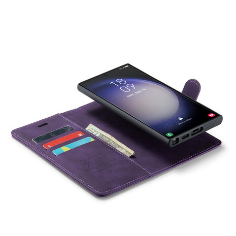 Samsung S22 Ultra Deep Purple - 2 in 1 Book Case