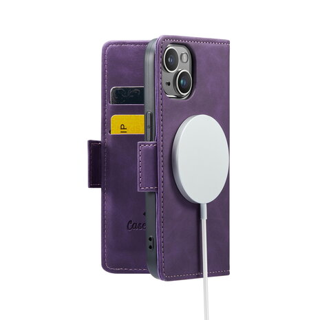 iPhone 15 Plus Deep Purple - MagSafe Book Case