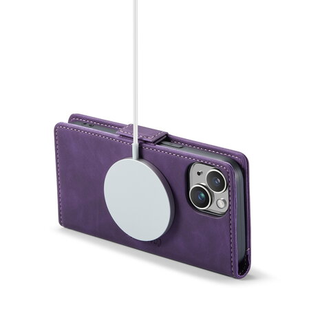 iPhone 15 Plus Deep Purple - MagSafe Book Case