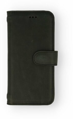 Samsung S21 Plus Zwart - Lederen Book Case