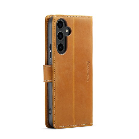 Samsung S23 Ultra Sienna Brown - Lederen Book Case