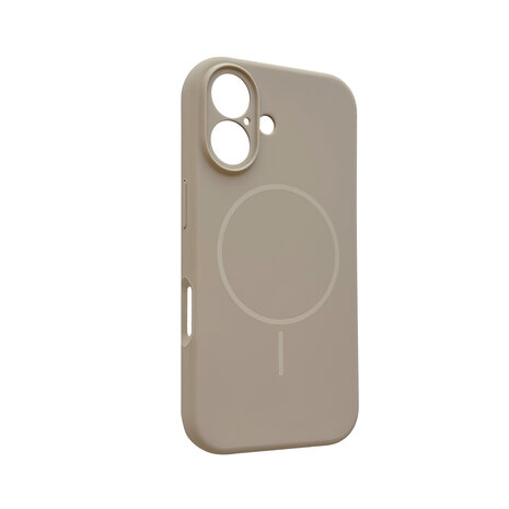 iPhone 16 Plus - Bruin - Zachte MagSafe Liquid Case
