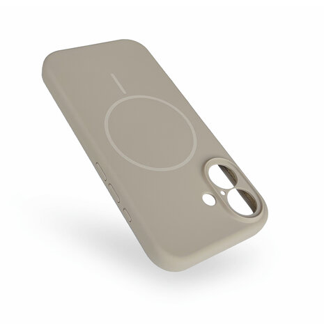 iPhone 16 Plus - Bruin - Zachte MagSafe Liquid Case