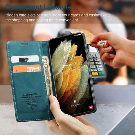 Samsung S21 Ultra Emerald Green - Book Case