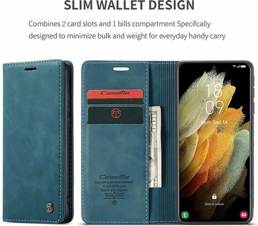 Samsung S21 Ultra Emerald Green - Book Case