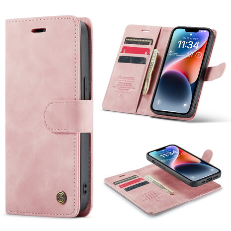 iPhone 12 Pro Max Pale Pink - 2 in 1 Book Case