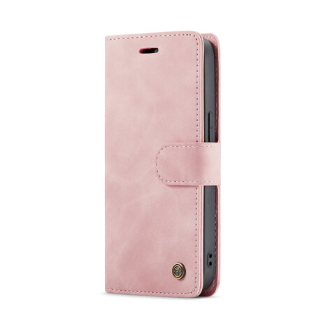 iPhone 12 Pro Max Pale Pink - 2 in 1 Book Case