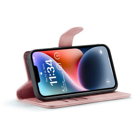 iPhone 12 Pro Max Pale Pink - 2 in 1 Book Case