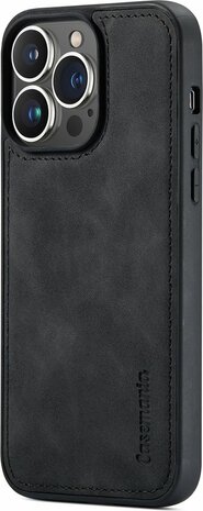 iPhone 14 Pro Charcoal Gray - 2 in 1 Book Case