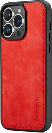 iPhone 14 Pro Crimson Red - 2 in 1 Book Case