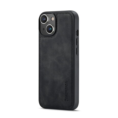 iPhone 15 Plus Charcoal Gray - 2 in 1 Book Case