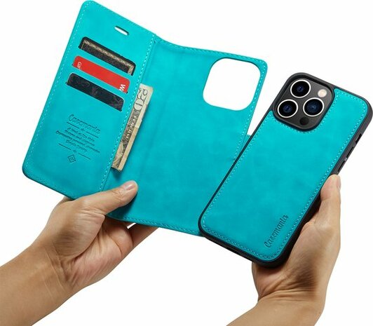 iPhone 14 Pro Azure Blue - 2 in 1 Book Case