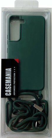 Samsung S22 Plus Groen - TPU Back Cover met Koord