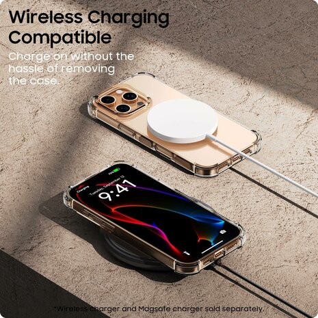 iPhone 16 Pro - Anti Shock &amp; 2X Glas - Transparant