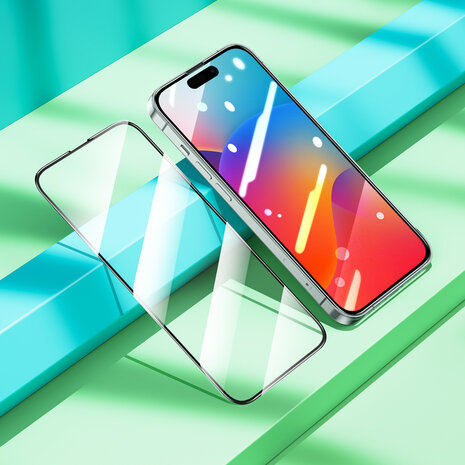 Hoco - iPhone 15 Pro Max - Full Glas - 5 Stuks