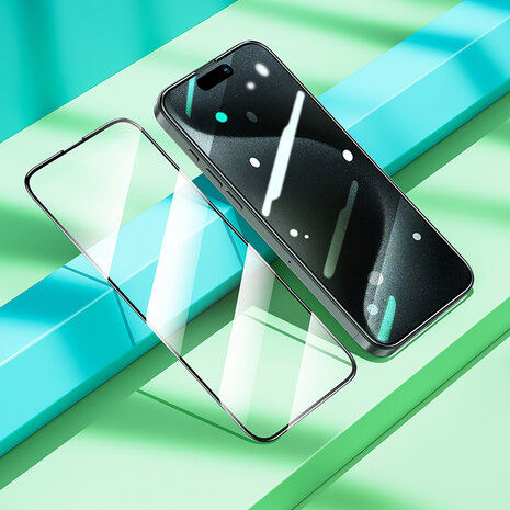 Hoco - iPhone 16 Plus / 15 plus - Full Glas - 5 Stuks
