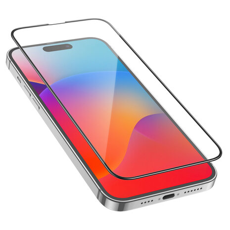 Hoco - iPhone 15 Pro - Full Glas - 5 Stuks