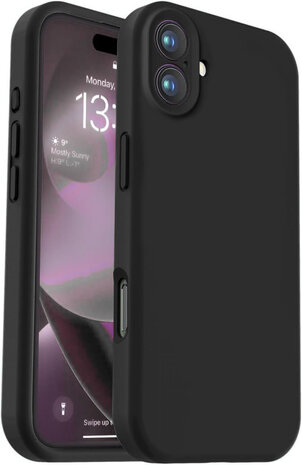 iPhone 16 Plus - Back Cover Camera Bescherming &amp; 2x Glas - Zwart