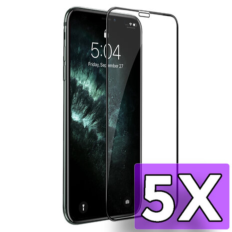 Hoco - iPhone 11 Pro / X-XS - Full Glas - 5 Stuks