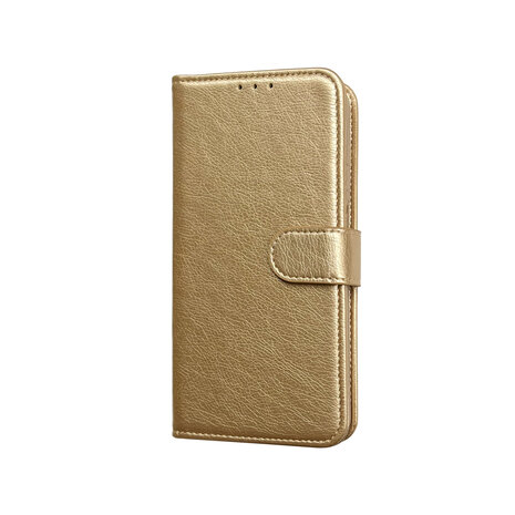 iPhone 16e - Goud - Luxe Book Case