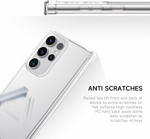 Samsung Galaxy S25 Ultra - Transparant - Anti Shock Back Cover