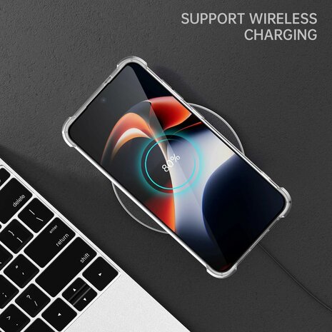 Samsung Galaxy S25 - Transparant - Anti Shock Back Cover