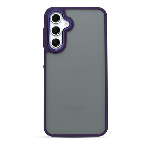 Samsung S24 FE - Frame Back Cover - Paars