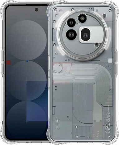 Nothing Phone 3a Pro - Anti Shock - Transparant
