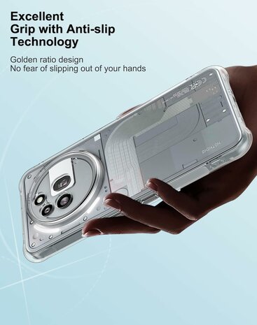 Nothing Phone 3a Pro - Anti Shock - Transparant