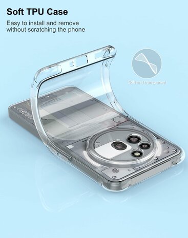 Nothing Phone 3a Pro - Anti Shock - Transparant