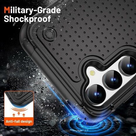 Samsung S25 - Heavy Duty Case - Zwart