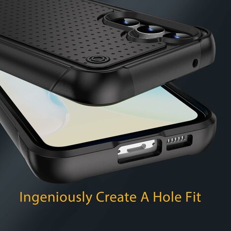 Samsung S25 - Heavy Duty Case - Zwart