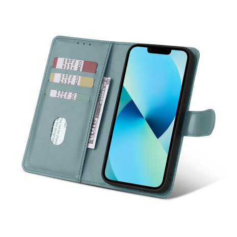 iPhone 16 - 2 in 1 Afneembare Book Case - Blauw