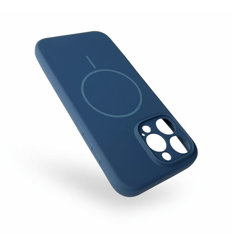 iPhone 16 Pro Max - Blauw - Zachte MagSafe Liquid Case