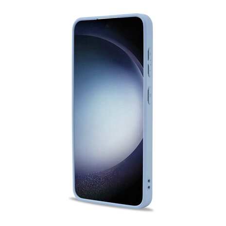 Samsung Galaxy S25 - Blauw - Diamant Glitter Back Cover