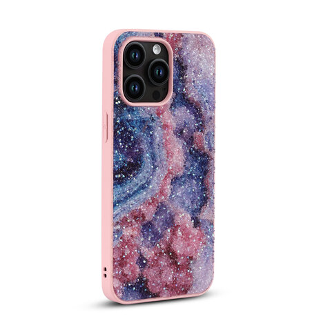 iPhone 14 Pro - Diamant Marmer Glitter - Nova