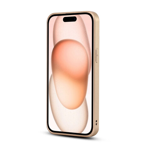 iPhone 14 Pro - Diamant Marmer Glitter - Roze