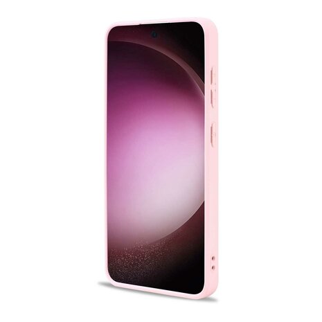Samsung Galaxy S25 - Roze - Diamant Glitter Back Cover