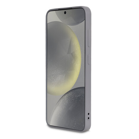 Samsung S24 - Diamant Marmer Glitter - Grijs