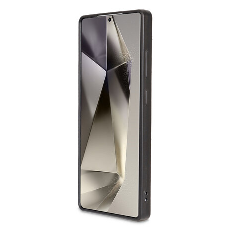 Samsung S22 Ultra - Diamant Marmer Glitter - Zwart