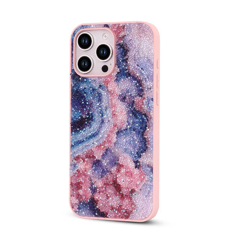 iPhone 16 Pro Max - Diamant Marmer Glitter - Nova
