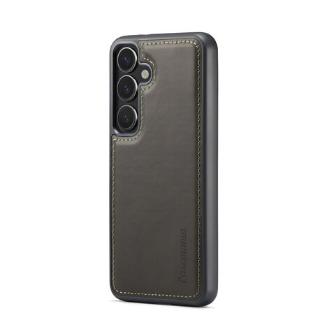 Samsung S24 - 2 in 1 Leather Book Case -  Emerald Green