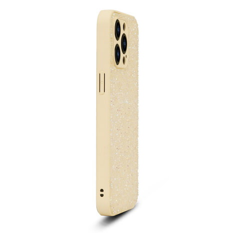 iPhone 14 Pro Max - Diamant Glitter - Goud